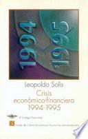 libro Crisis Económico Financiera, 1994 1995